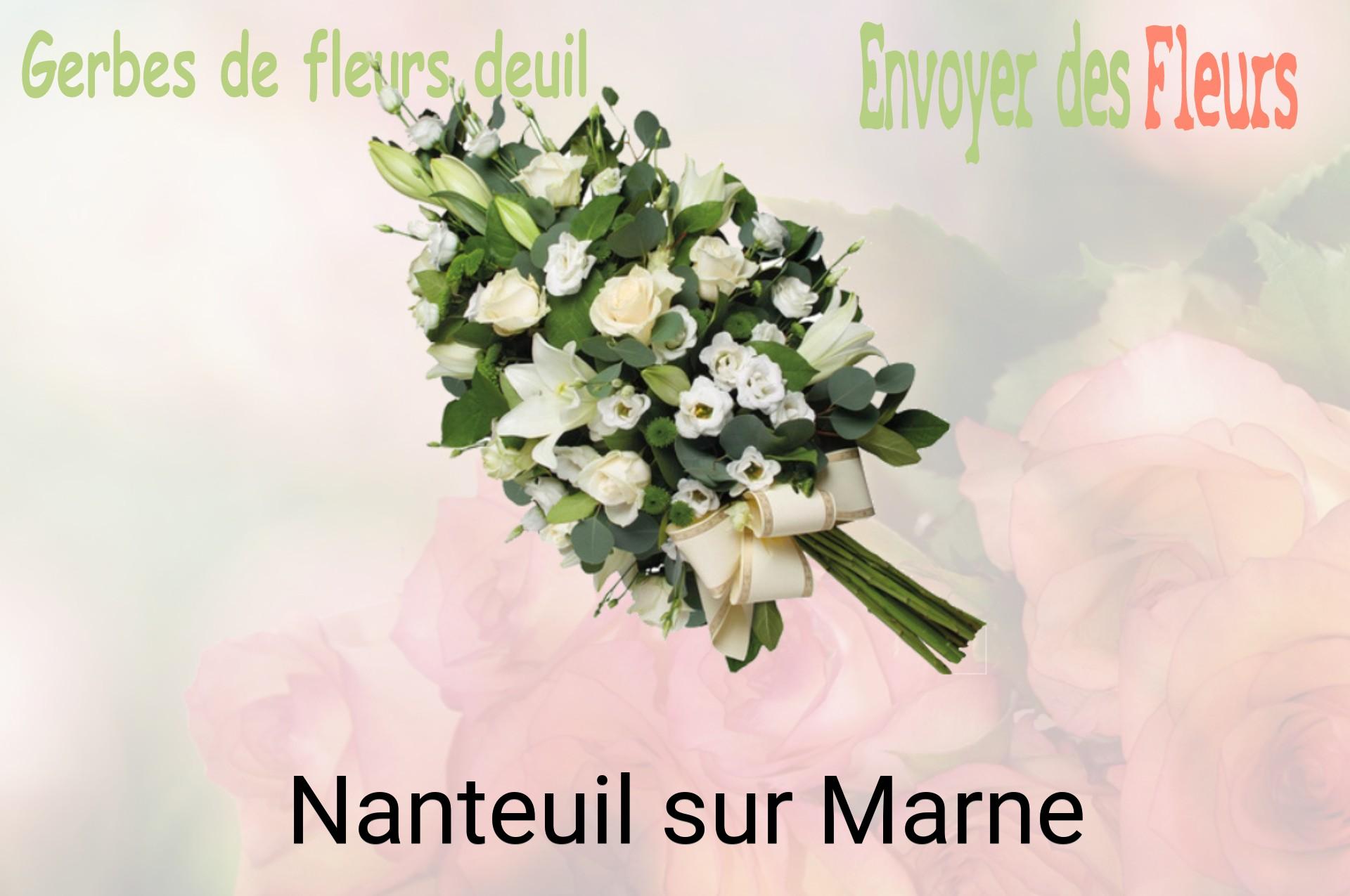 Gerbe de fleurs de deuil livrée à Nanteuil-sur-Marne